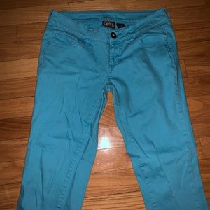 Blue Capri Jeans